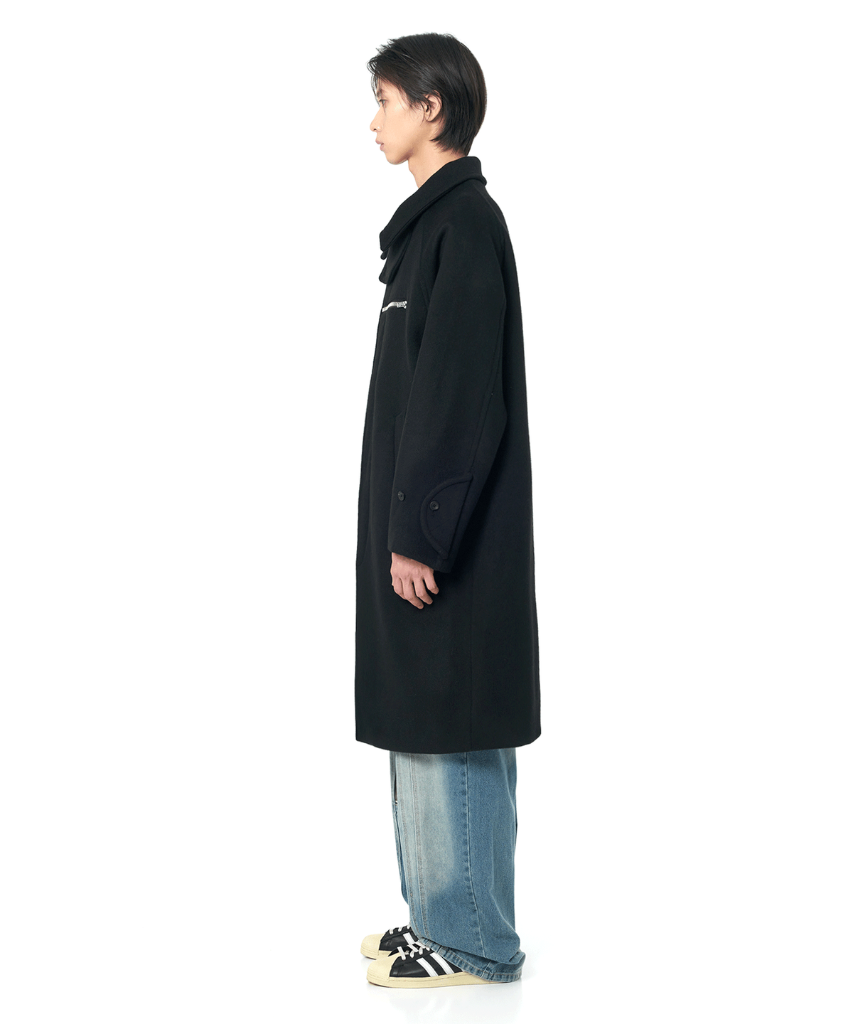 오픈야드(오와이)(OPENYARD(OY)) F.Z BALMACAAN COAT-BLACK