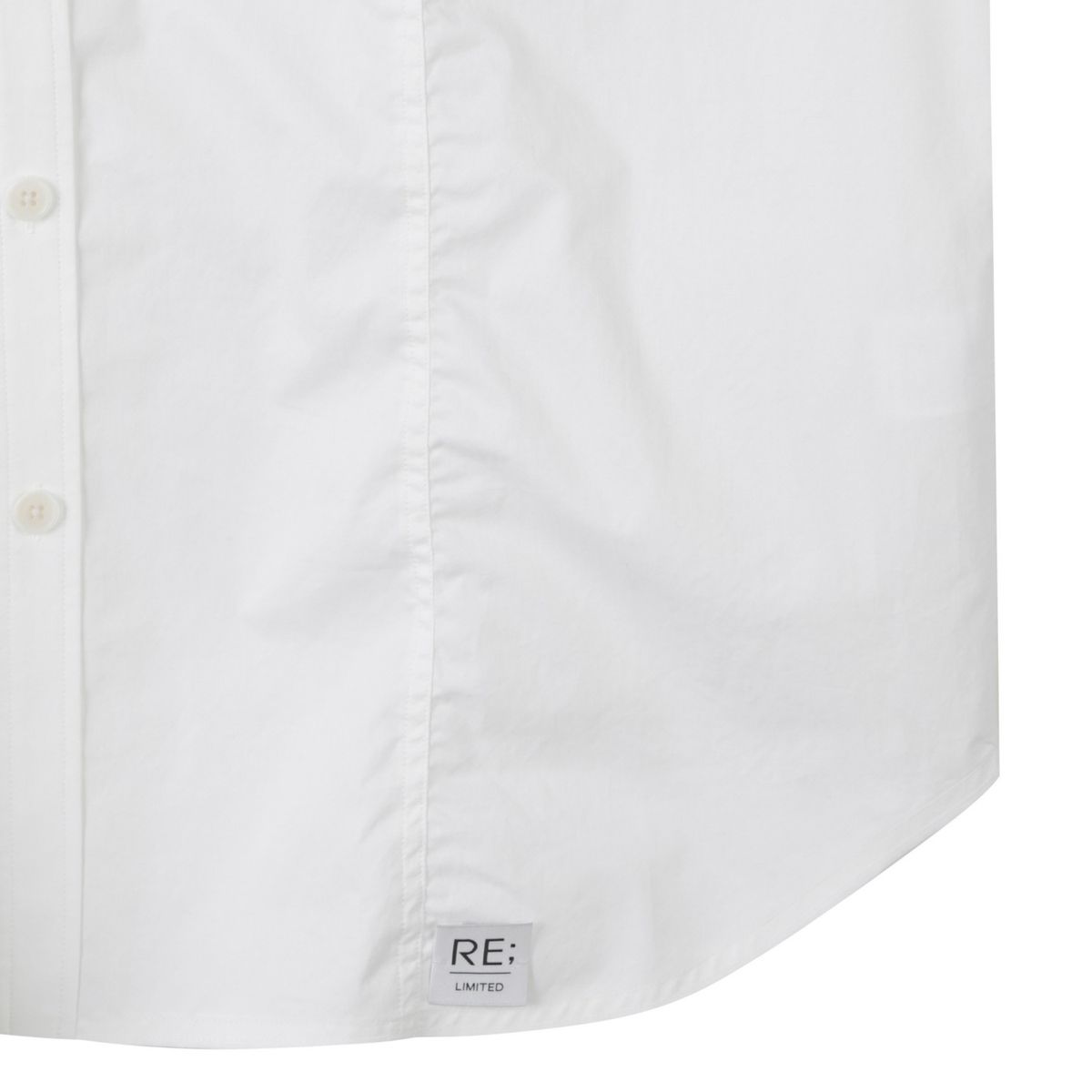 래코드(RECODE) Puckering Oversized Shirt_RKSAA23603WHX