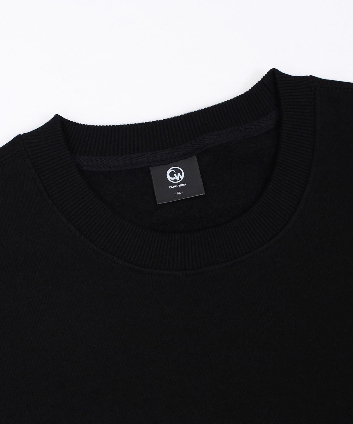 카멜워크(CAMEL WORK) 스프레이 이모지 스웨트셔츠(블랙)