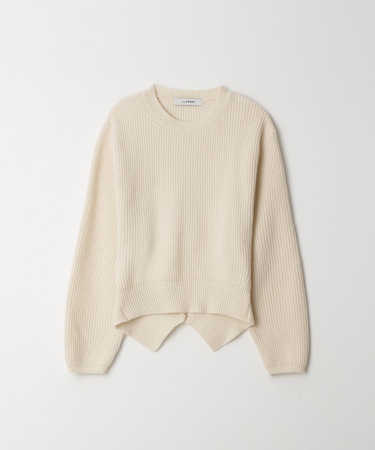 더페니(THE PENNY) BACK OPEN WOOL KNIT