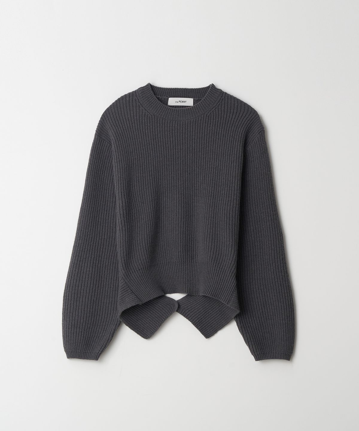 더페니(THE PENNY) BACK OPEN WOOL KNIT