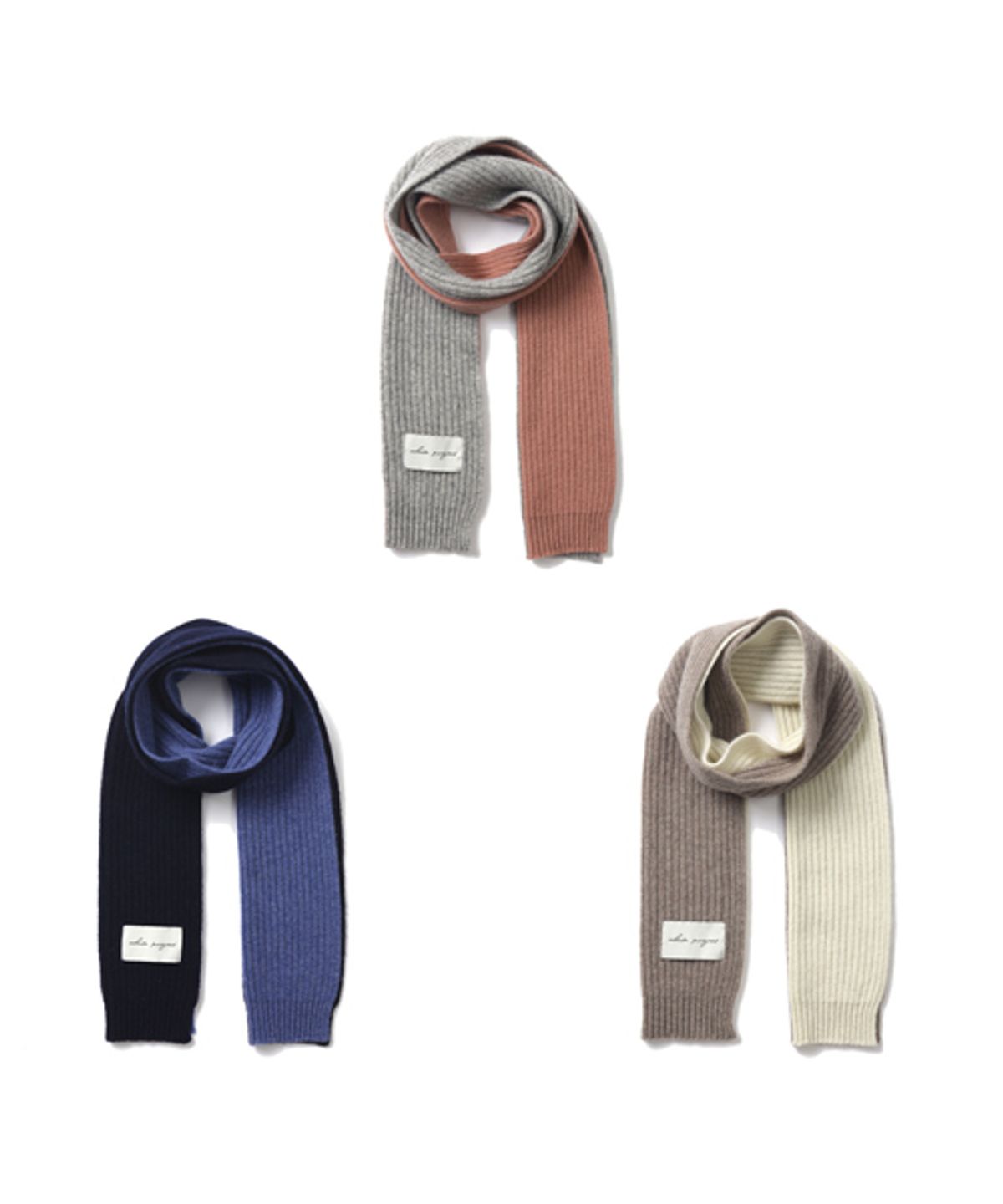 화이트프로젝트(WHITE PROJECT) [기프트박스]_3COLOR_MINOS LAMBS WOOL 100 MUFFLER_남녀공용