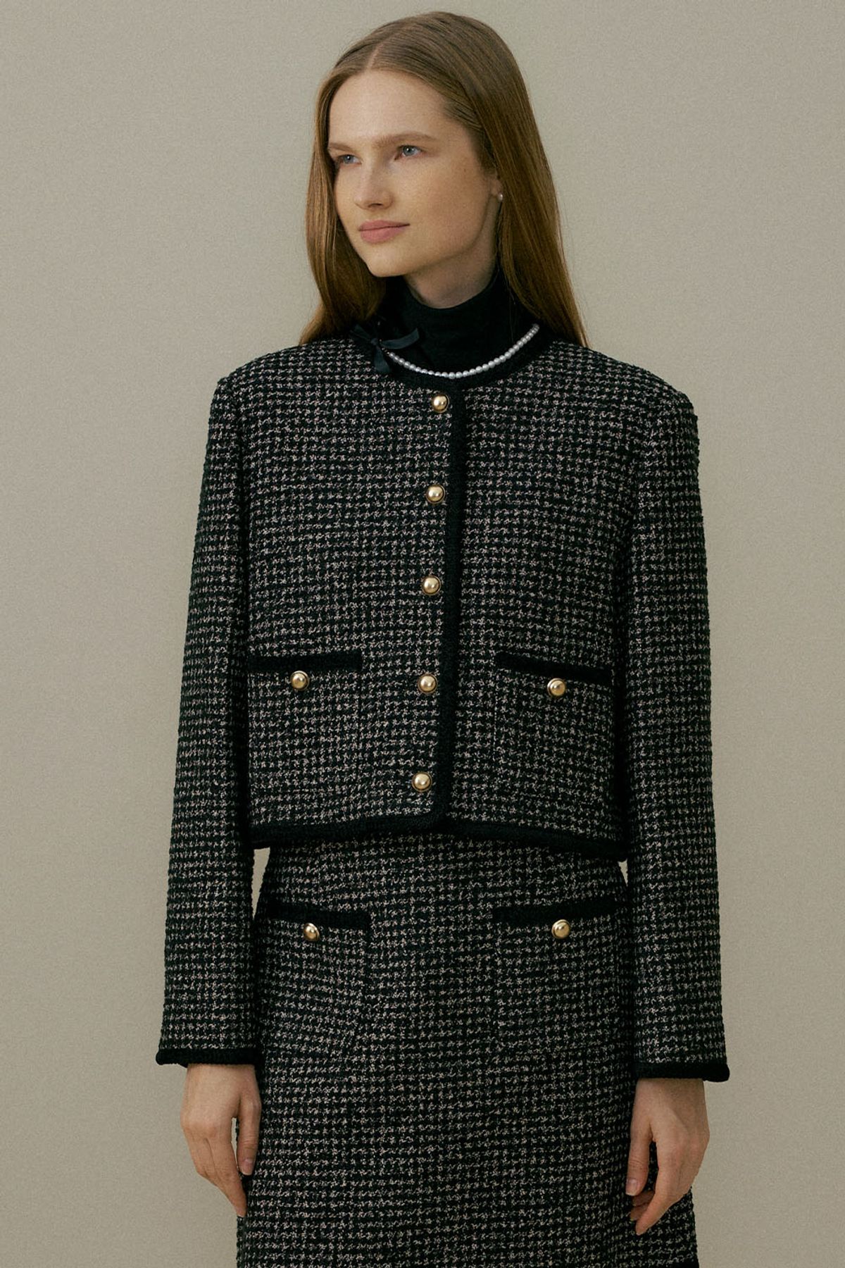 더페니(THE PENNY) HOUND LINE TWEED JACKET