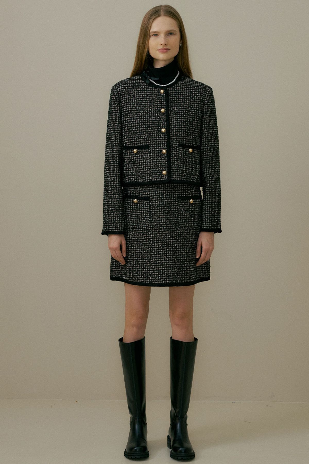 더페니(THE PENNY) HOUND LINE TWEED JACKET