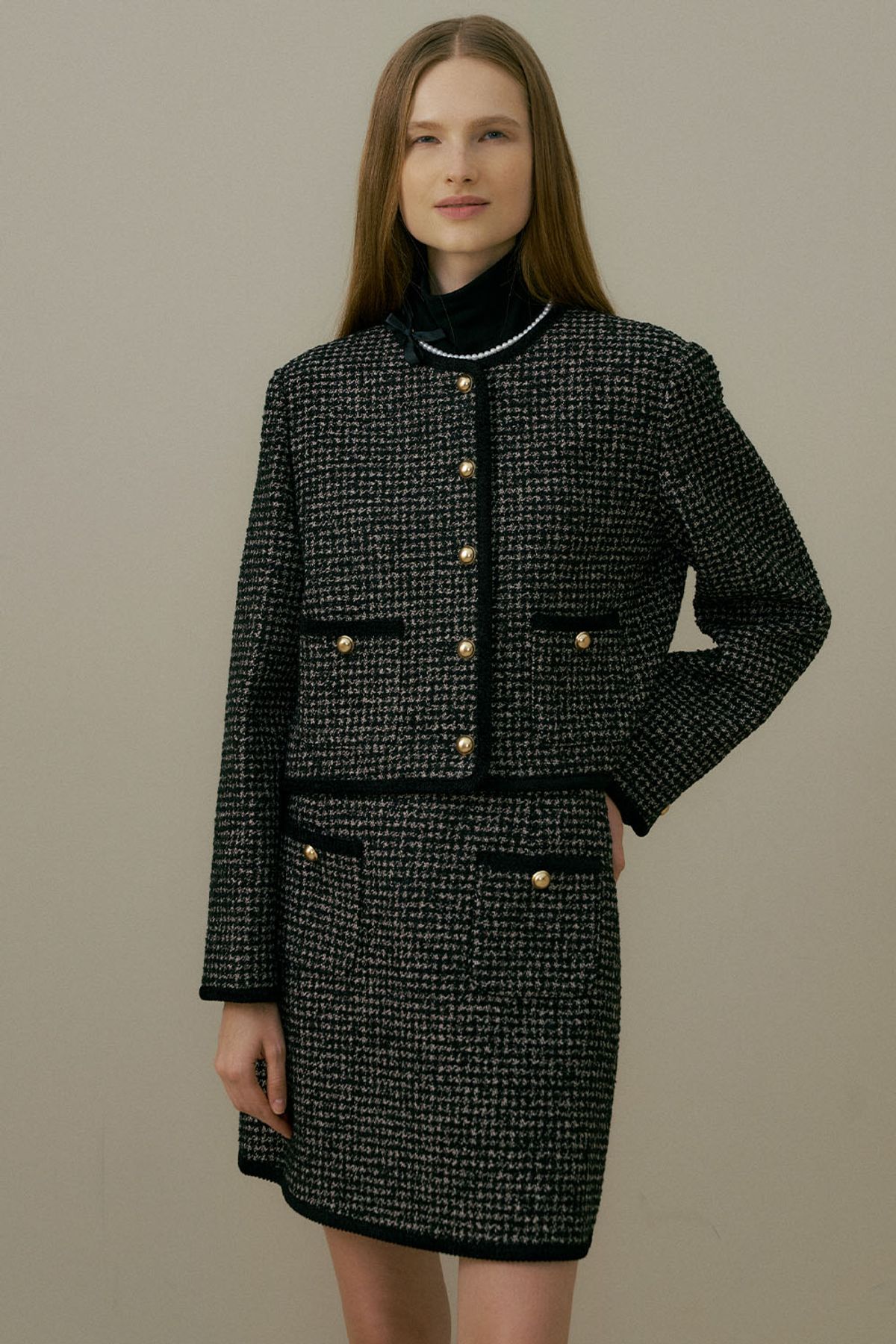 더페니(THE PENNY) HOUND LINE TWEED JACKET