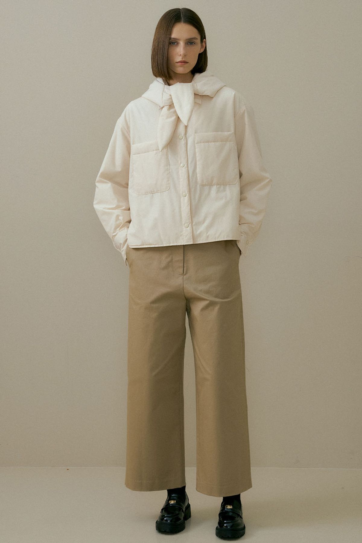 더페니(THE PENNY) NATURAL COTTON PANTS