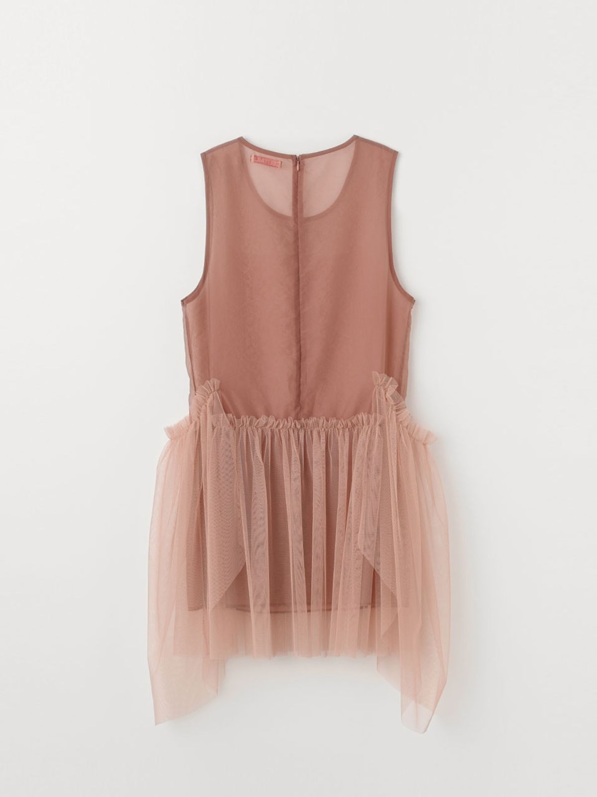 셀리테일즈(CELITAILS) LAYERED SHA DRESS_INDIAN PINK