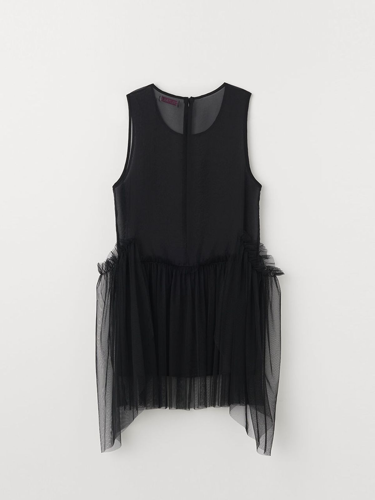 셀리테일즈(CELITAILS) LAYERED SHA DRESS_BLACK