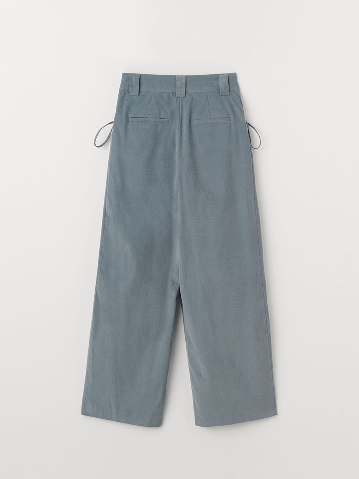 셀리테일즈(CELITAILS) CORDUROY TUCK WIDE PANTS_BLUE
