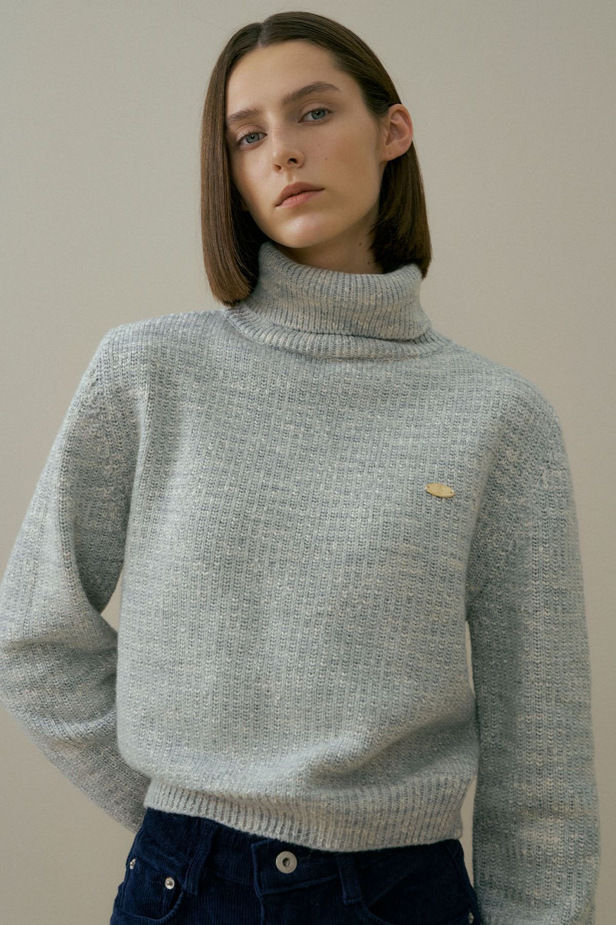 더페니(THE PENNY) KID WOOL TURTLENECK KNIT
