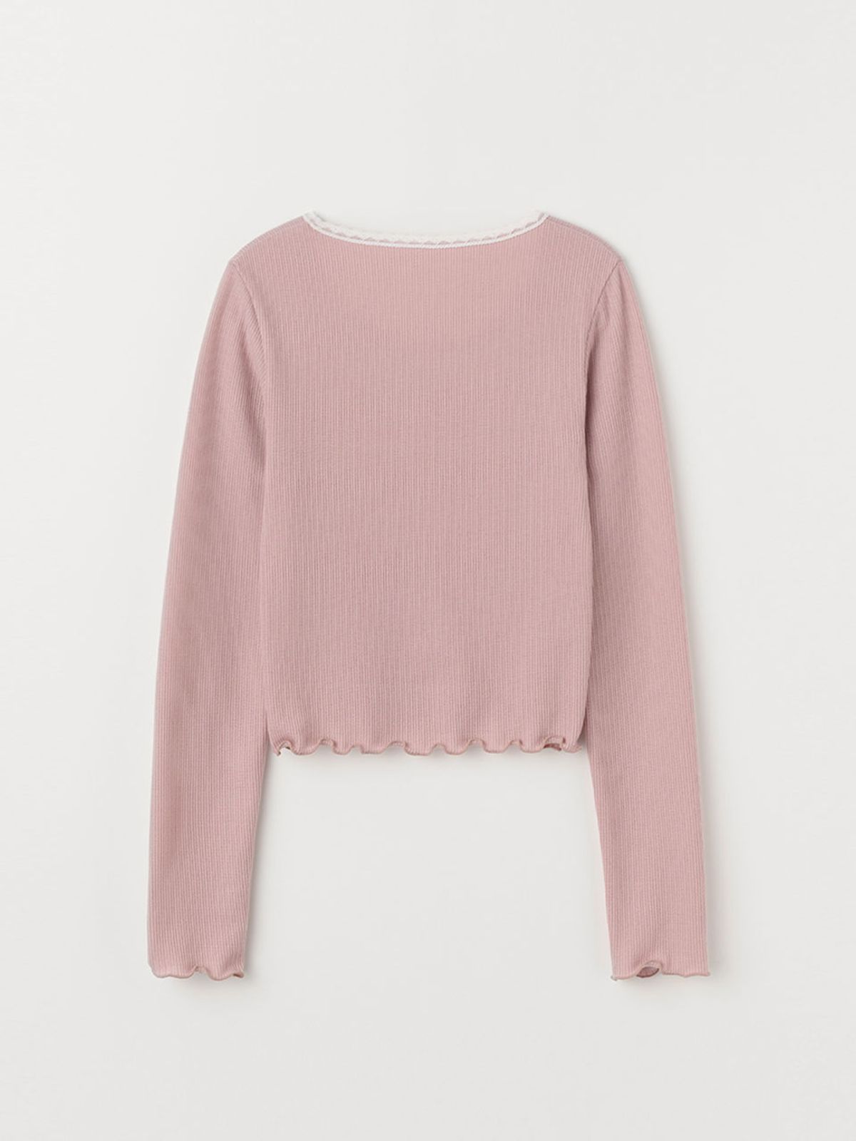 셀리테일즈(CELITAILS) TRIMMING LACE T-SHIRTS_PINK