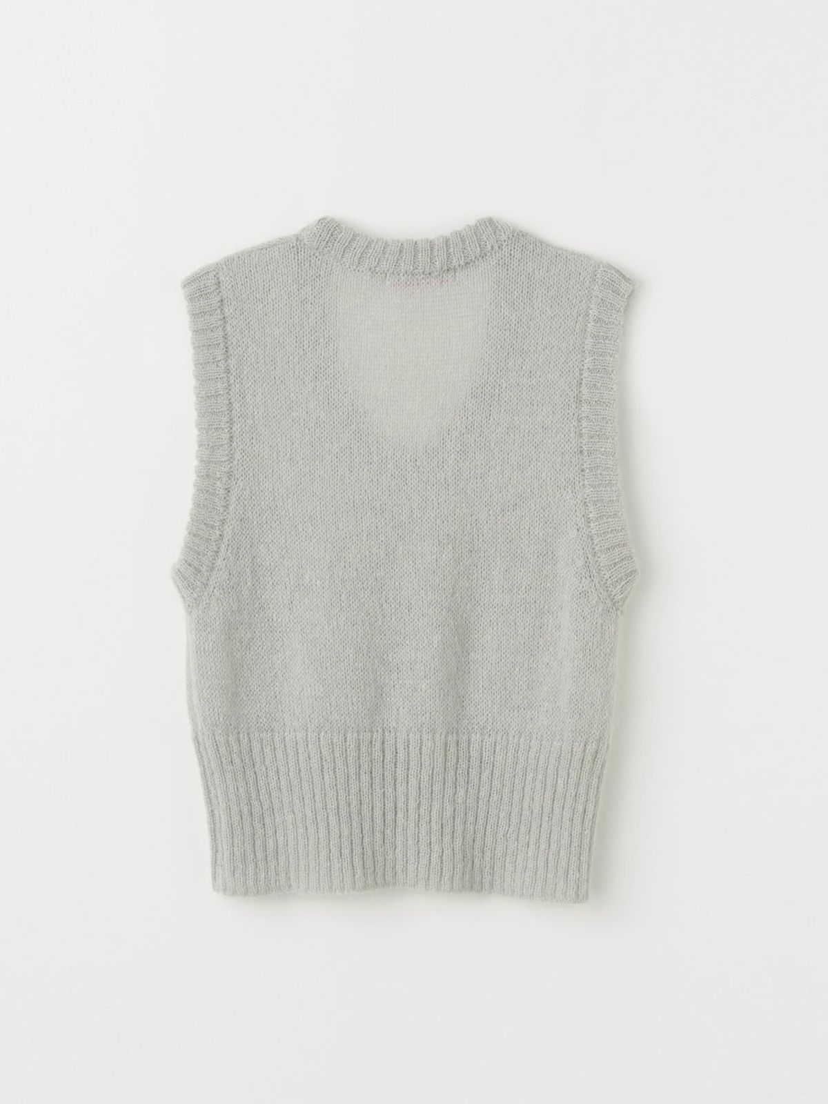 셀리테일즈(CELITAILS) MOHAIR KNIT VEST_GREY