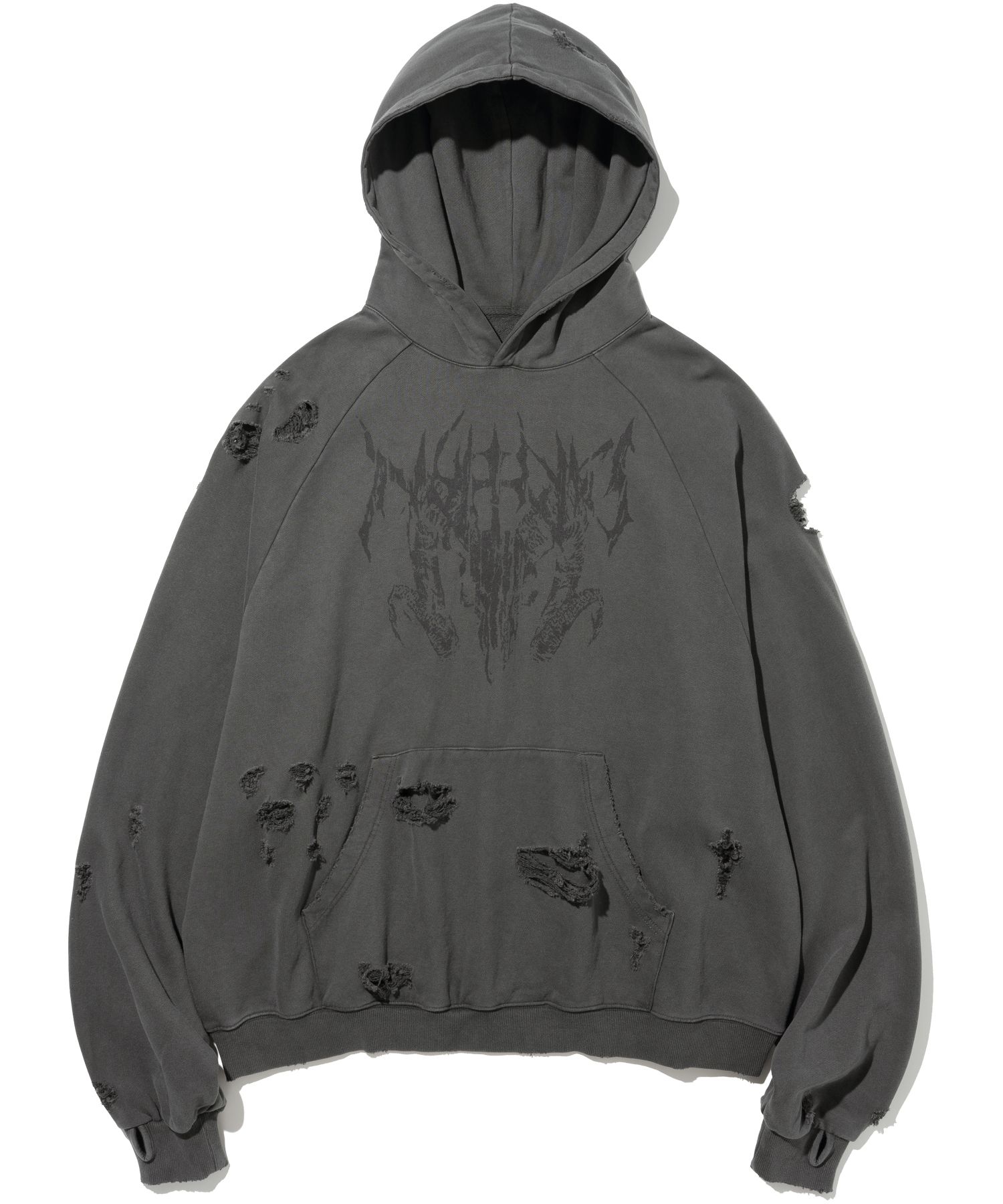 ★NOT4NERD★Destroyed Pigment Goat Pullover Hood MUSINSA | NOT4NERD Destroyed Pigment Goat Pullover Hood
