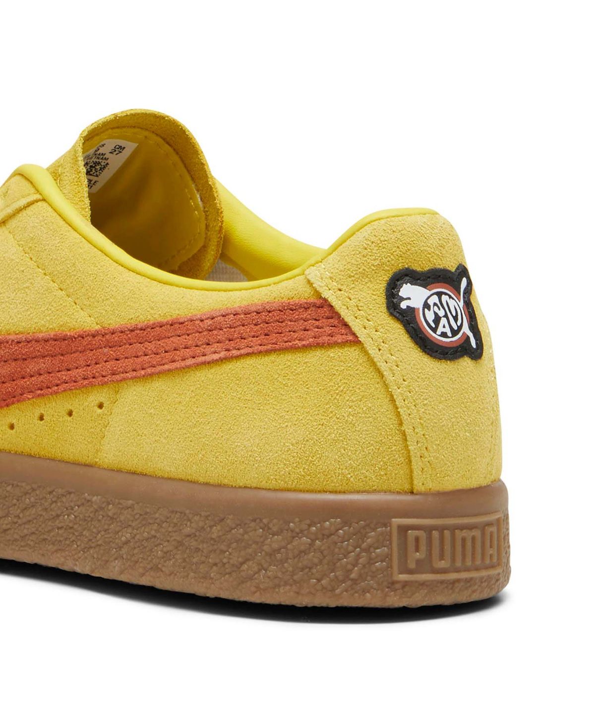 푸마(PUMA) 푸마Ⅹ퍽스앤미니 스웨이드 빈티지 - 블랙:옐로우 / 394768-01