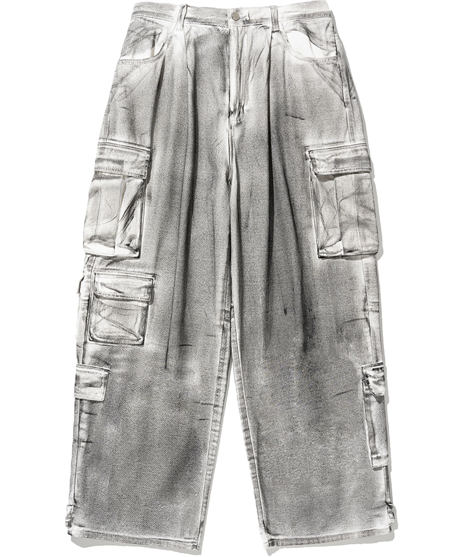 Not4Nerd Dirty Wash Multi Cargo Denim 新品 MUSINSA | NOT4NERD Dirty Wash Multi Cargo Denim Pants - White