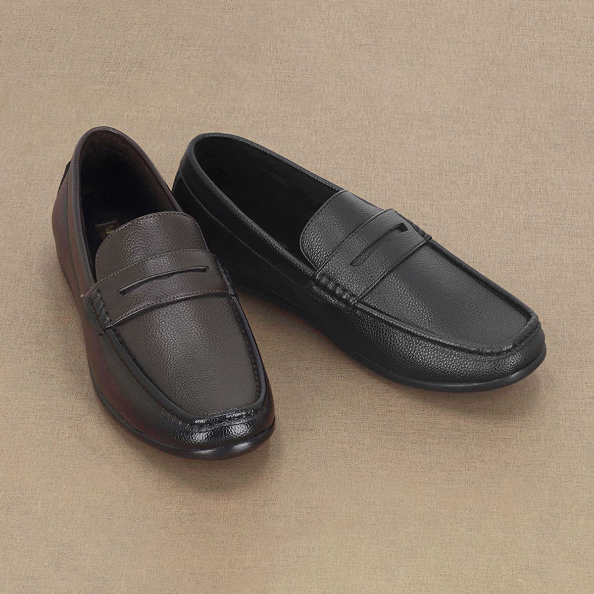 엘칸토(ELCANTO) 마쯔 남성 방한 미니멀 드라이빙 로퍼 1.5cm LCMC91M34V