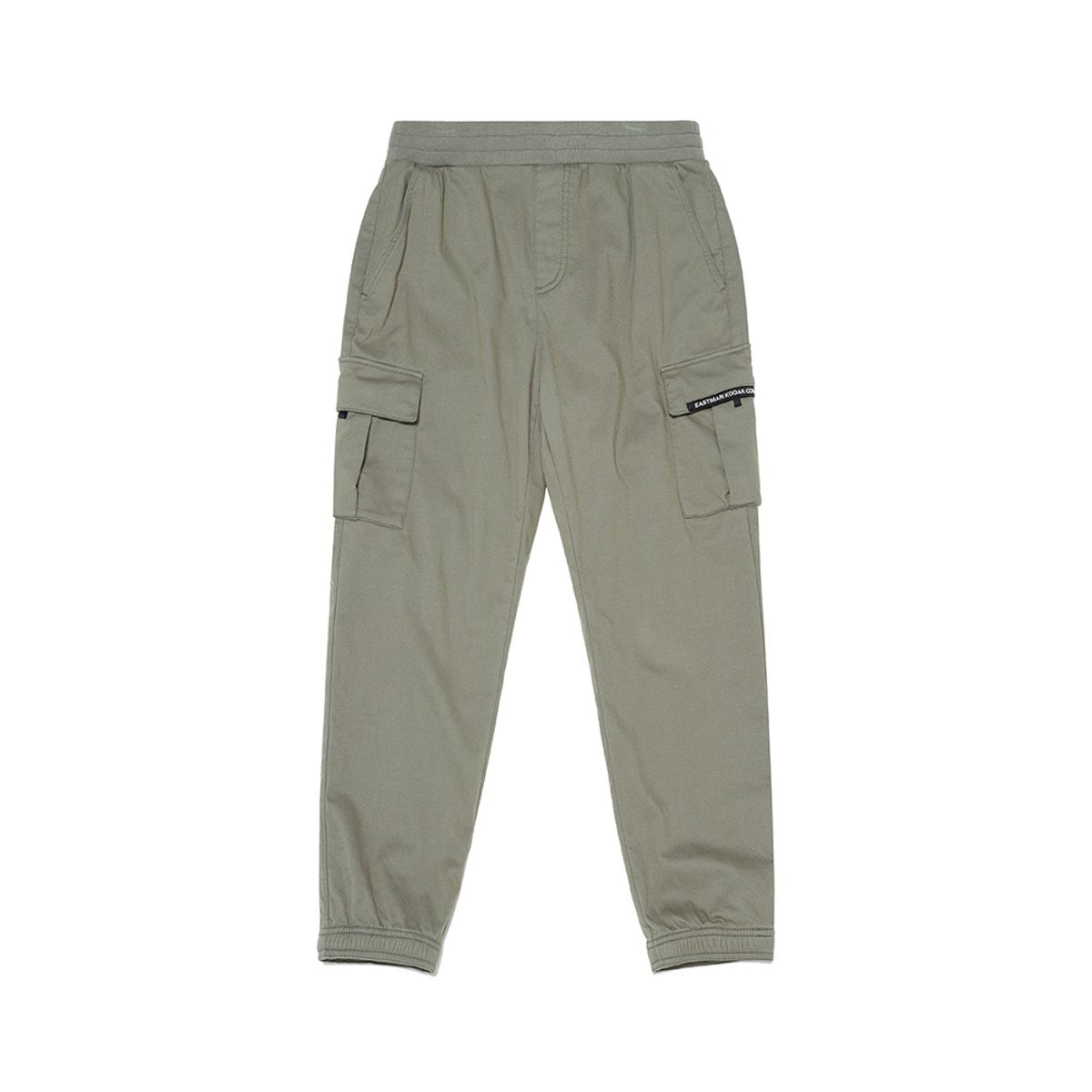 코닥(KODAK) 에센셜 우븐 디본딩 기모 슬림 카고 조거 팬츠 KHAKI