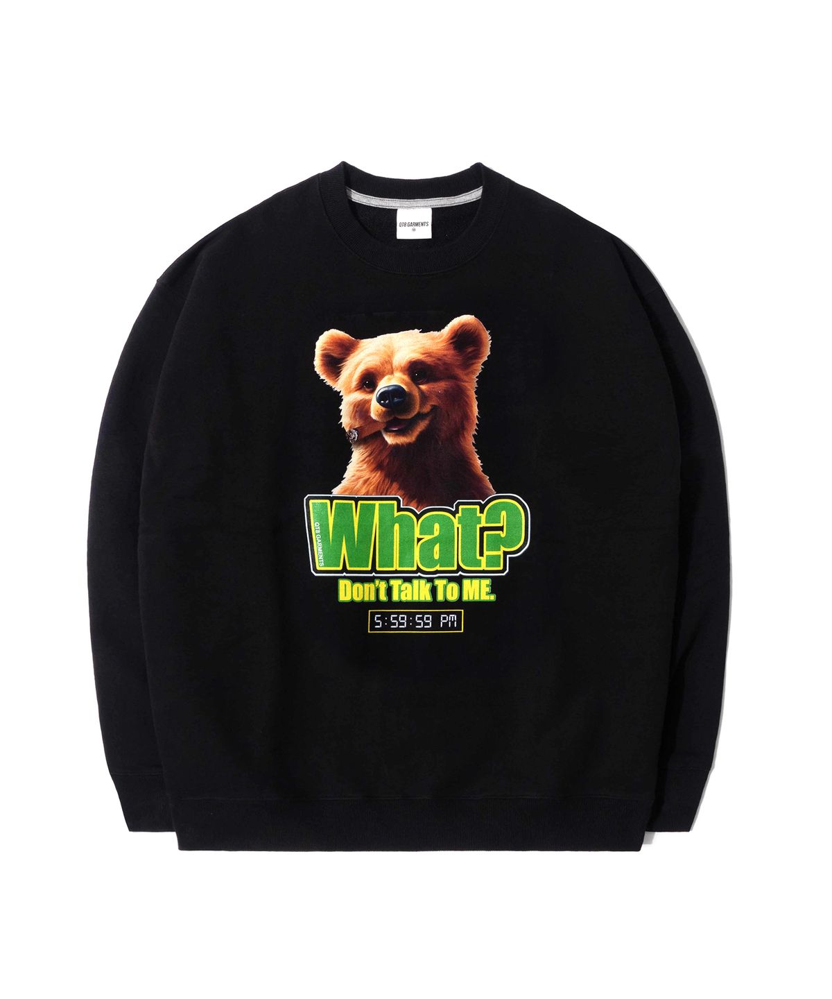 큐티에잇 가먼츠(QT8 GARMENTS) GB Get off Work Sweat Shirt (Black)