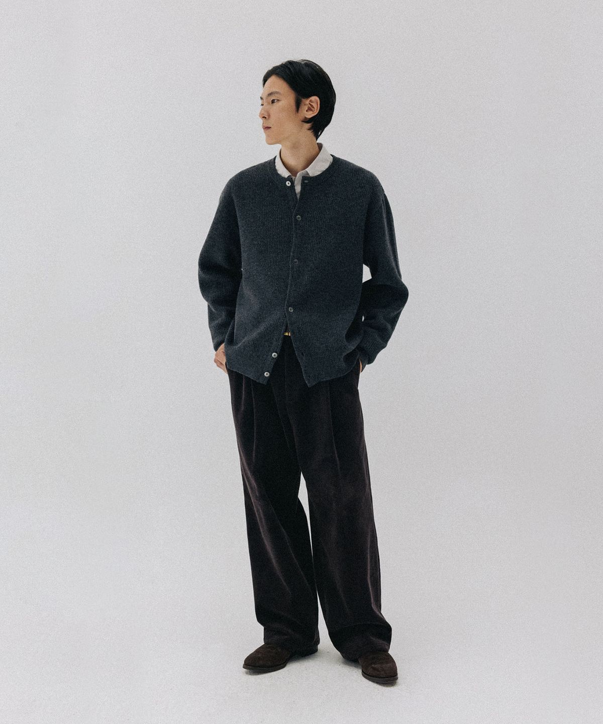 블랭크룸(BLANKROOM) 메이드 코듀로이 팬츠_BROWN