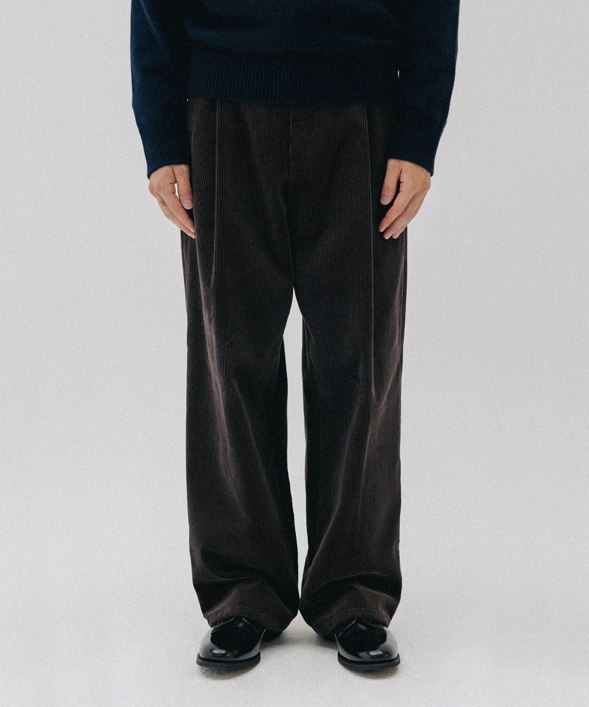 블랭크룸(BLANKROOM) 메이드 코듀로이 팬츠_BROWN