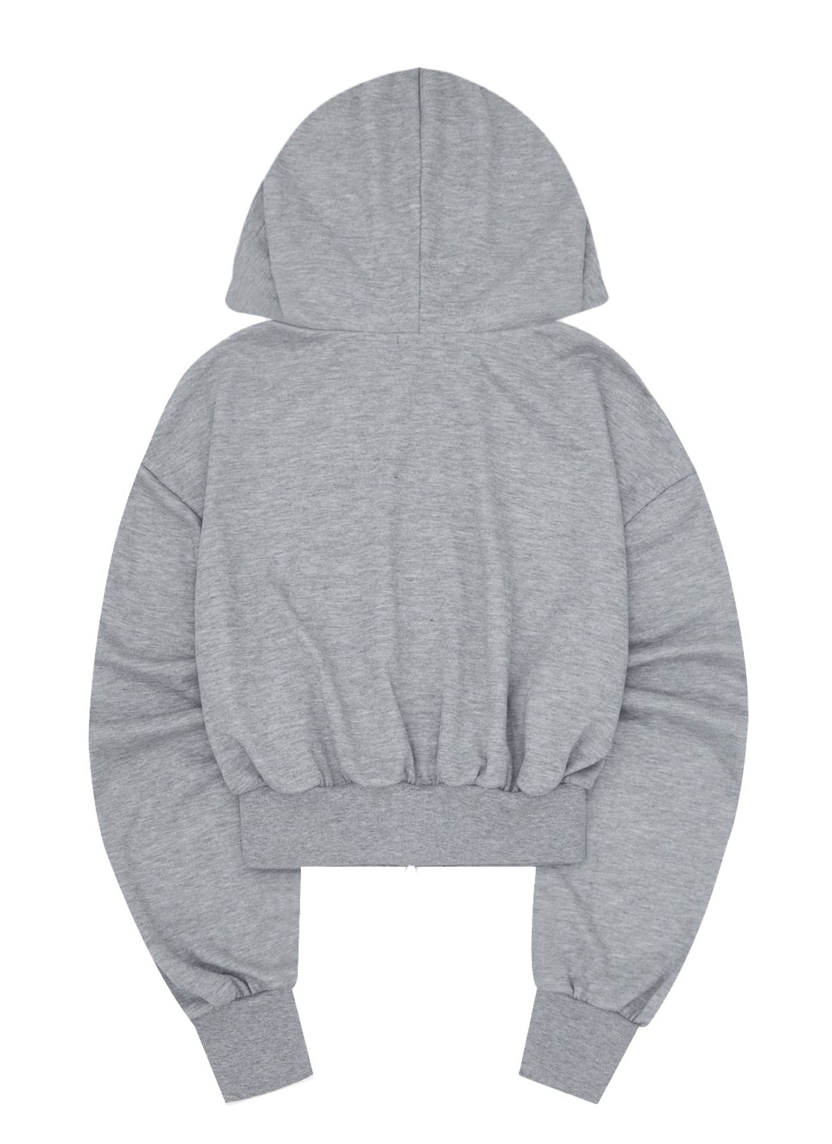 무센트(MUCENT) SIGNATURE HOOD ZIP-UP WOMAN (Black, Gray)