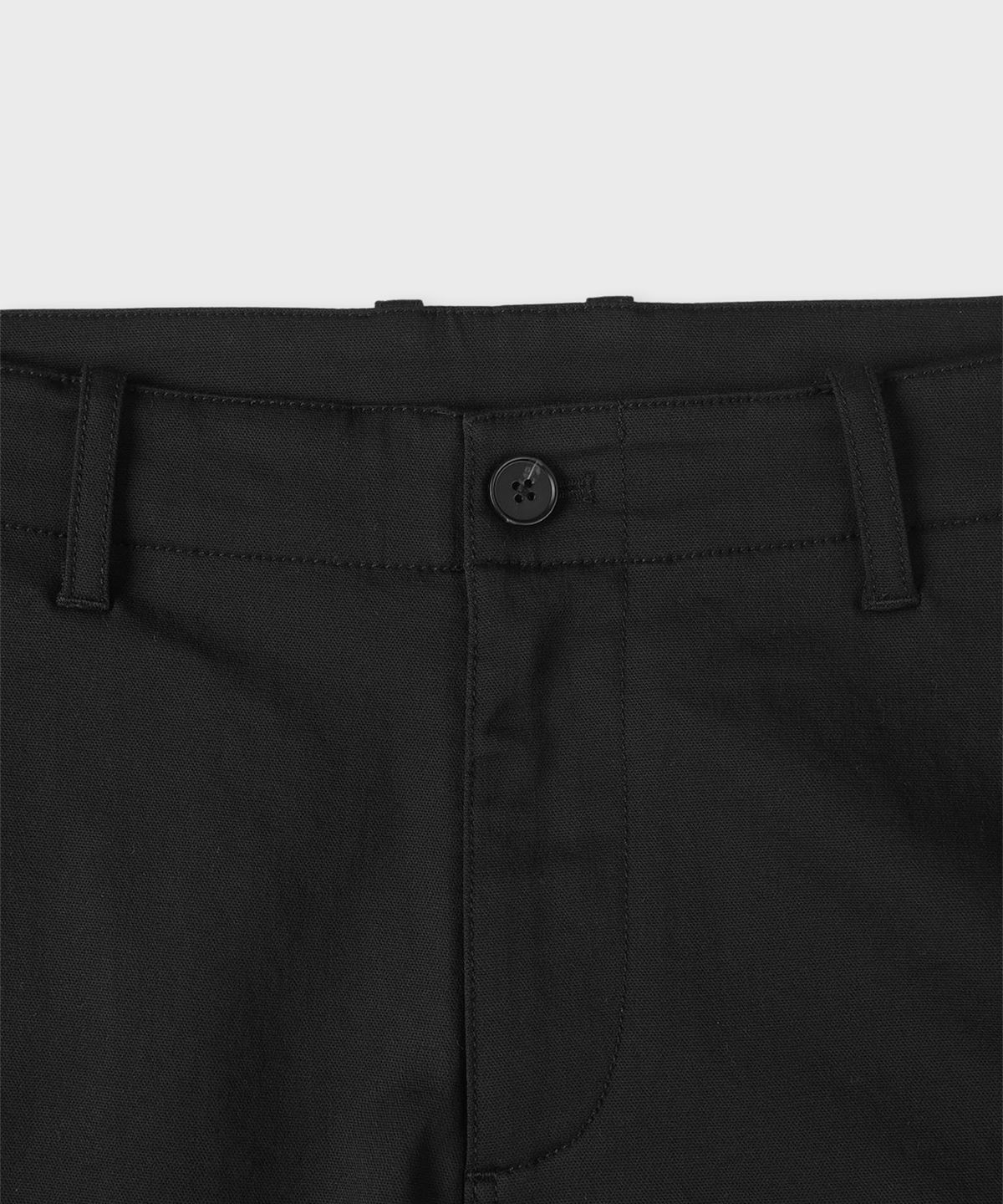 빠니깔레(PANICALE) 블랙 테이퍼드핏 카고 팬츠