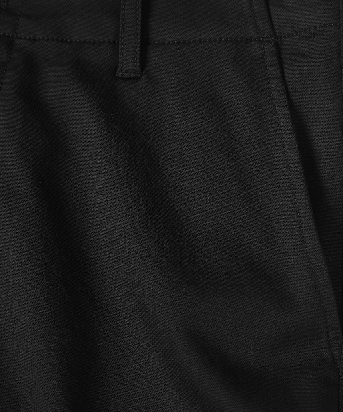 빠니깔레(PANICALE) 블랙 테이퍼드핏 카고 팬츠