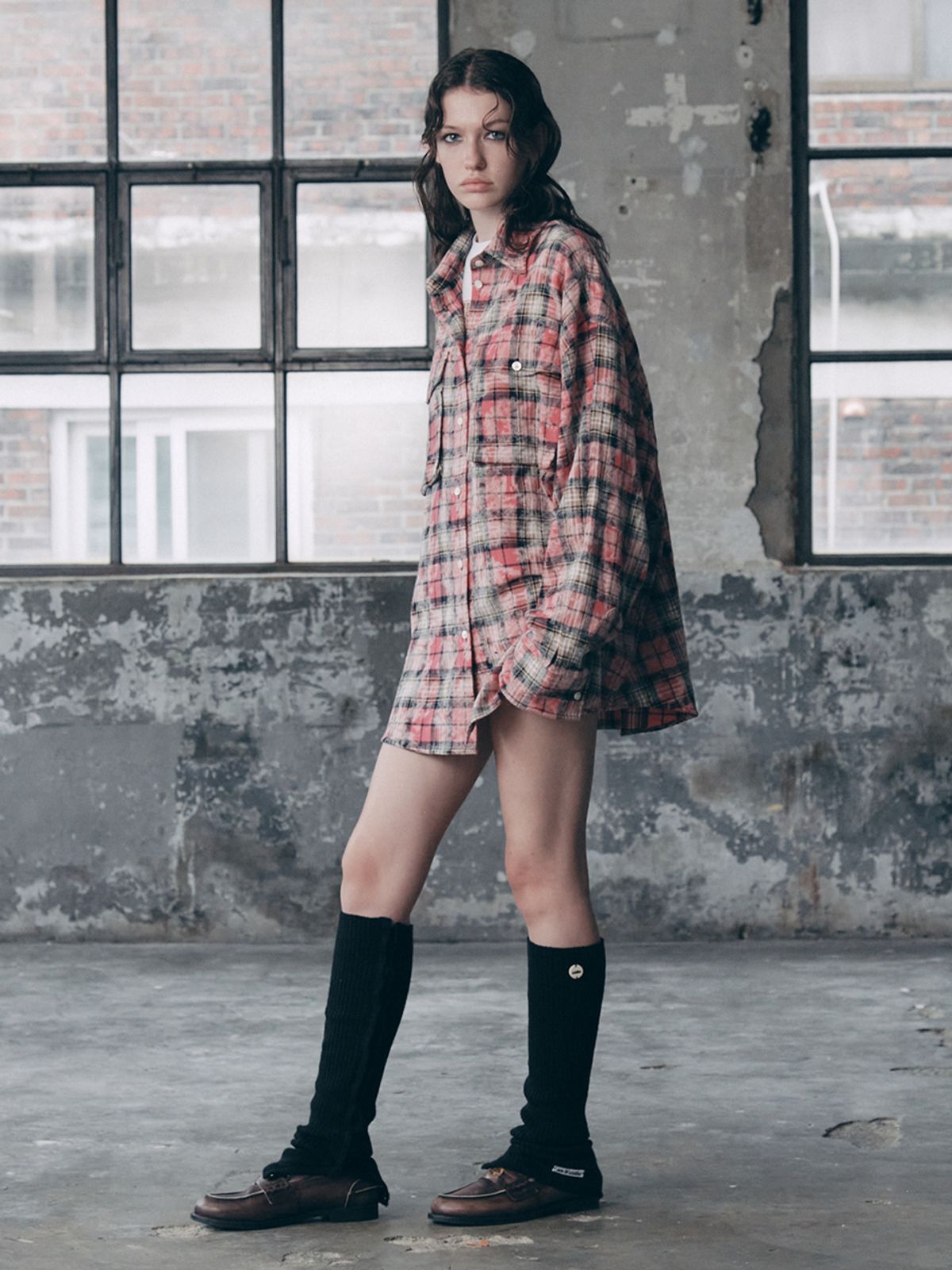 에즈이프 캘리(ASIF CALIE) KNIT RIB KNEE WARMER (5color)