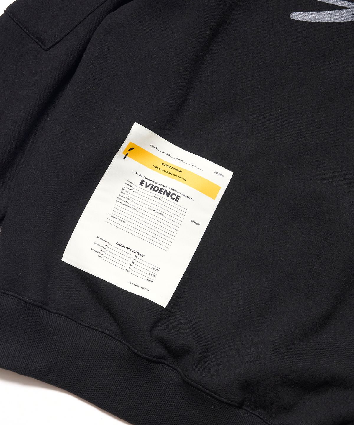 스티그마(STIGMA) ZIPPER OVERSIZED HOODIE BLACK
