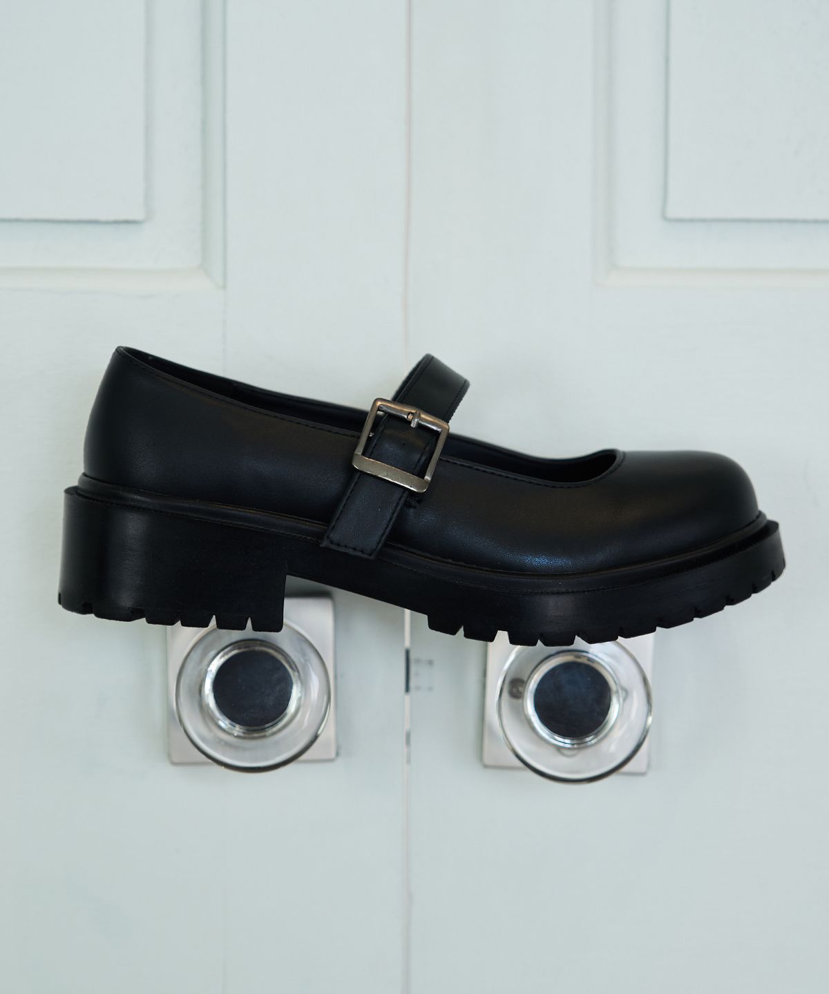 커스텀에이드 우먼(CUSTOMADE WOMAN) 4.5cm 라운드토 청키 메리제인 루디(CW0053BK)