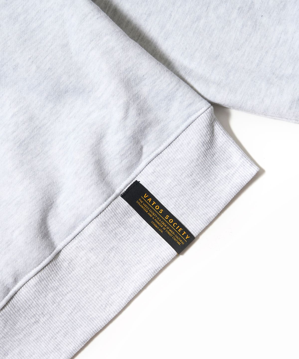 스티그마(STIGMA) ZIPPER OVERSIZED HOODIE WHITE MELANGE
