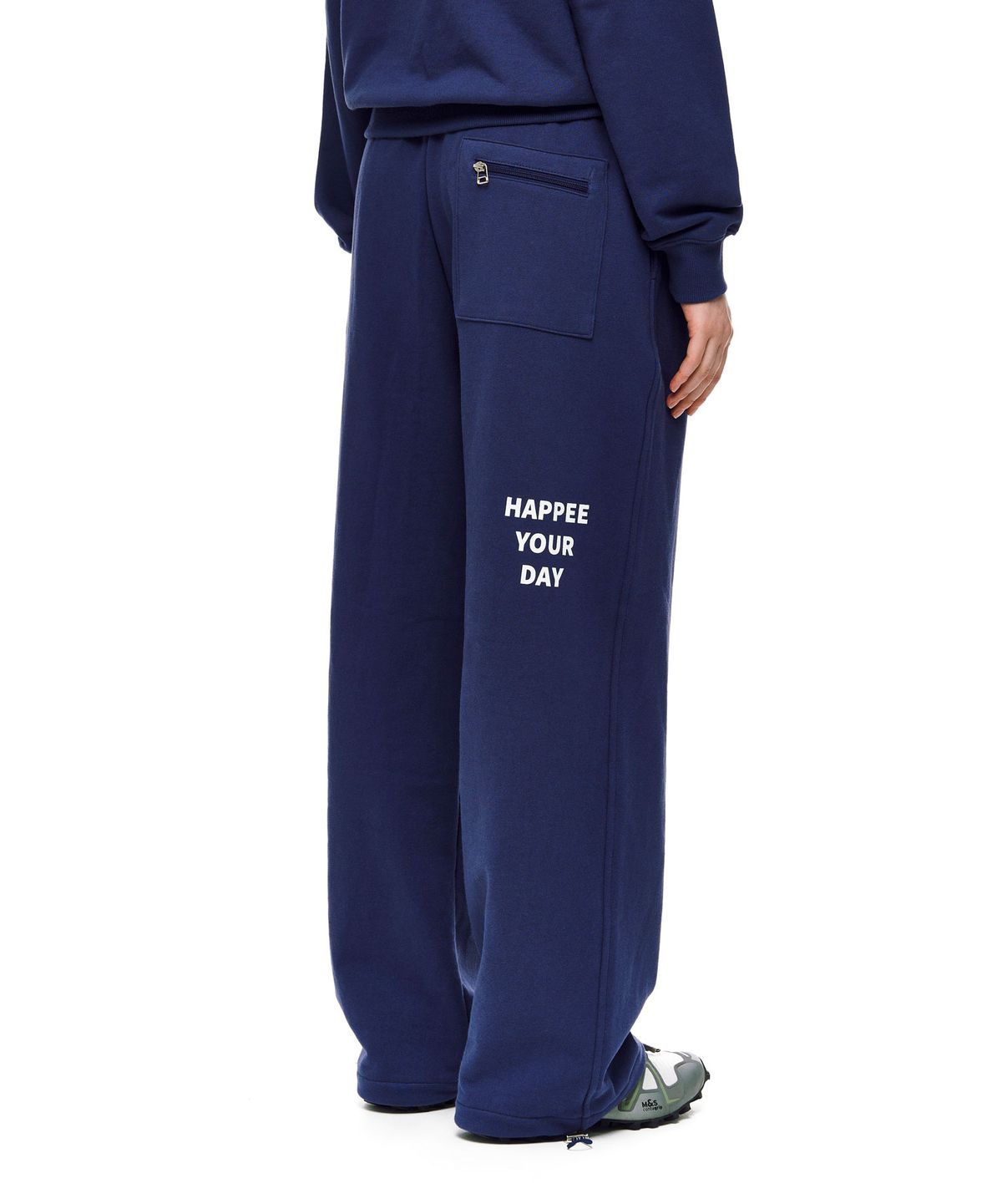 헤레틱(HERETIC) CORSAGE LOGO SWEAT PANTS / purple