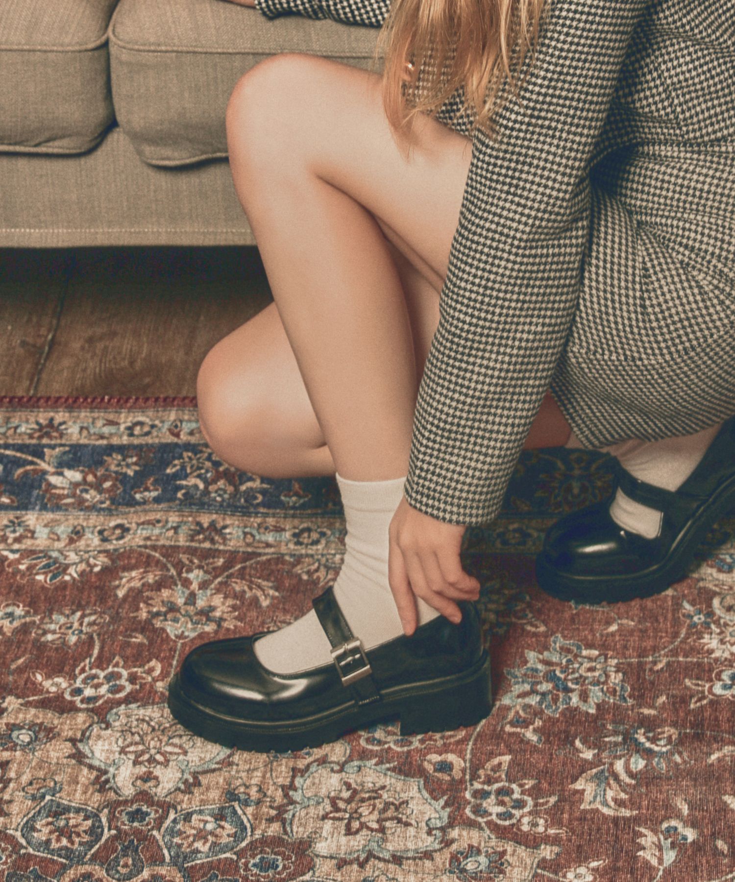 MUSINSA公式 | CUSTOMADE WOMAN 4.5cmラウンドトウチャンキーメリー