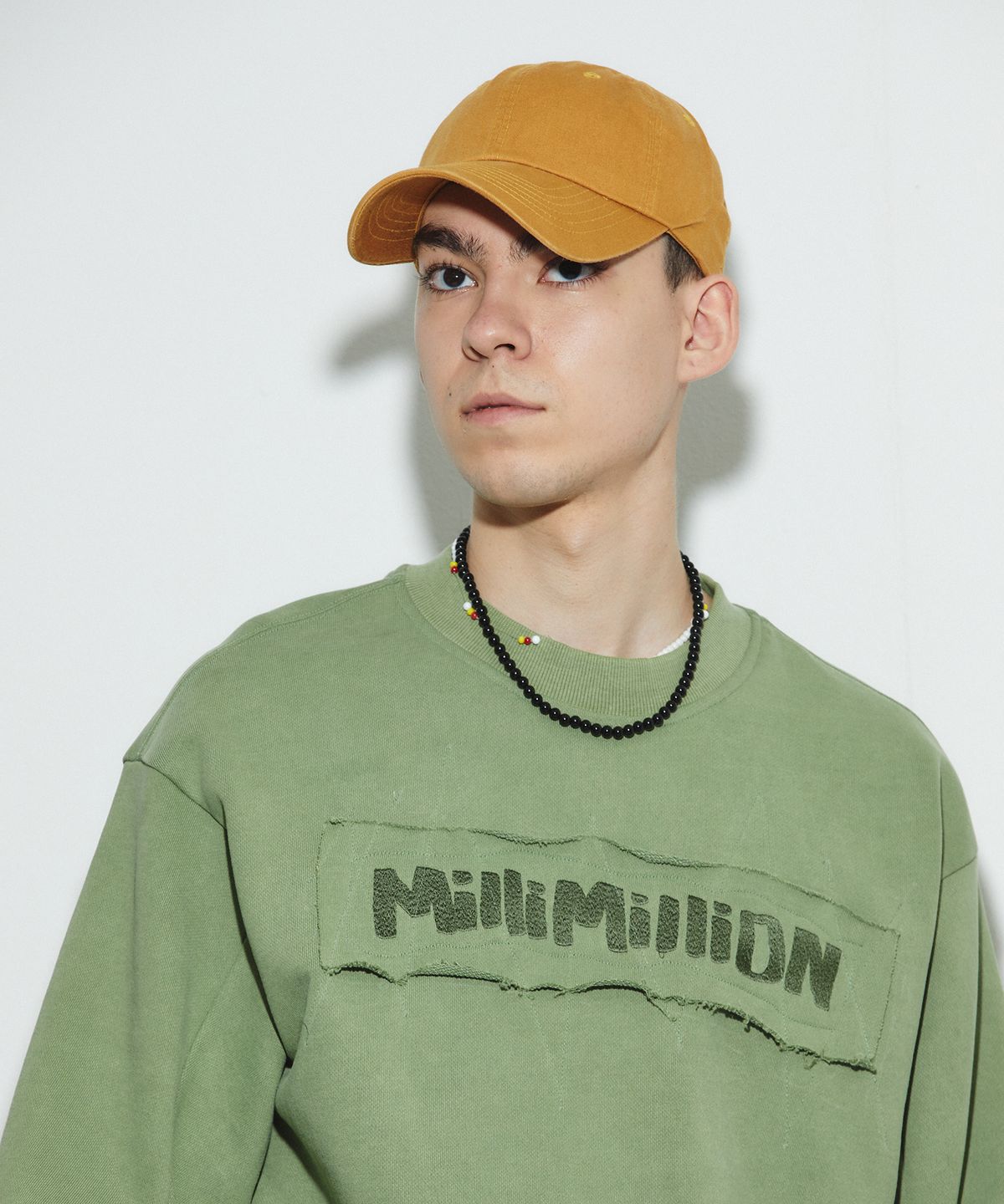 밀리밀리언(MILLIMILLION) COBBLESTONE VINTAGE  MTM T11-OLIVE GREEN