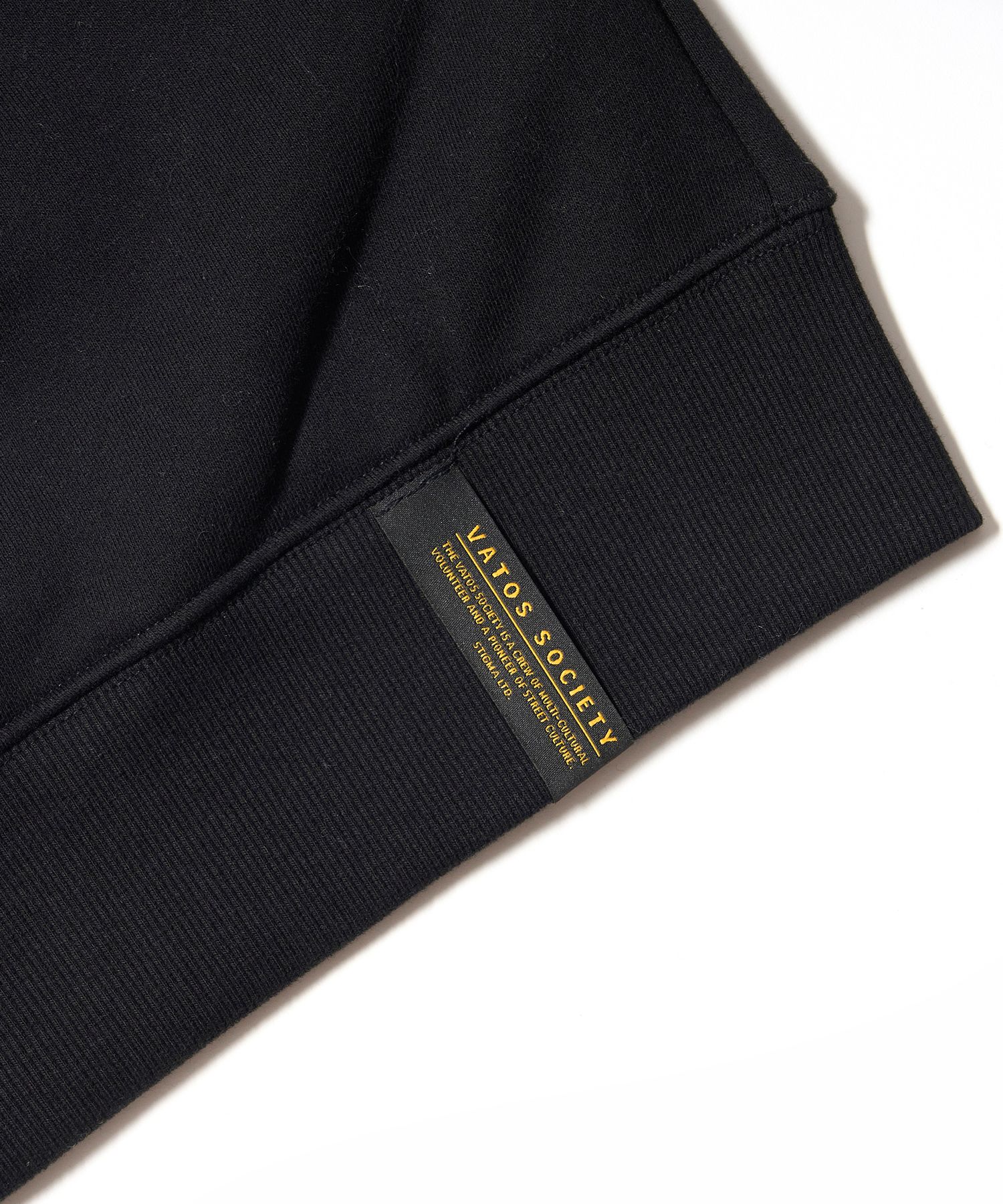 MUSINSA | STIGMA ZIPPER OVERSIZED ZIP UP HOODIE BLACK