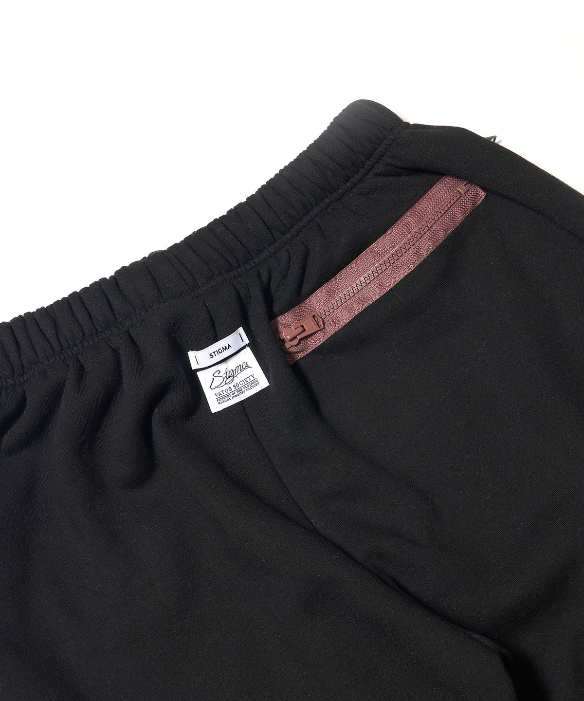 스티그마(STIGMA) ZIPPER WIDE JOGGER PANTS BLACK