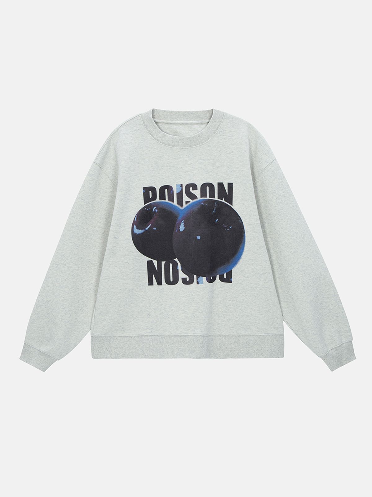 민더리(MEENDERI) POISONED APPLE SWEATSHIRT - OATMEAL