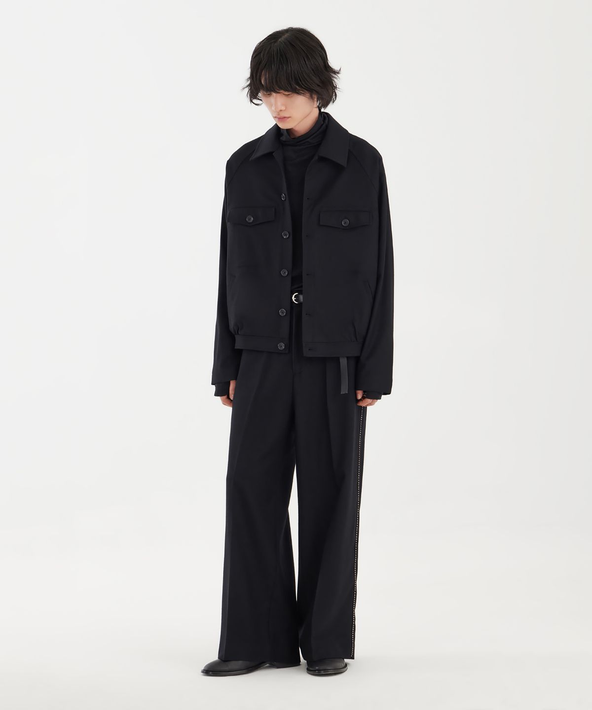 유스(YOUTH) Short Blouson Jacket - Black