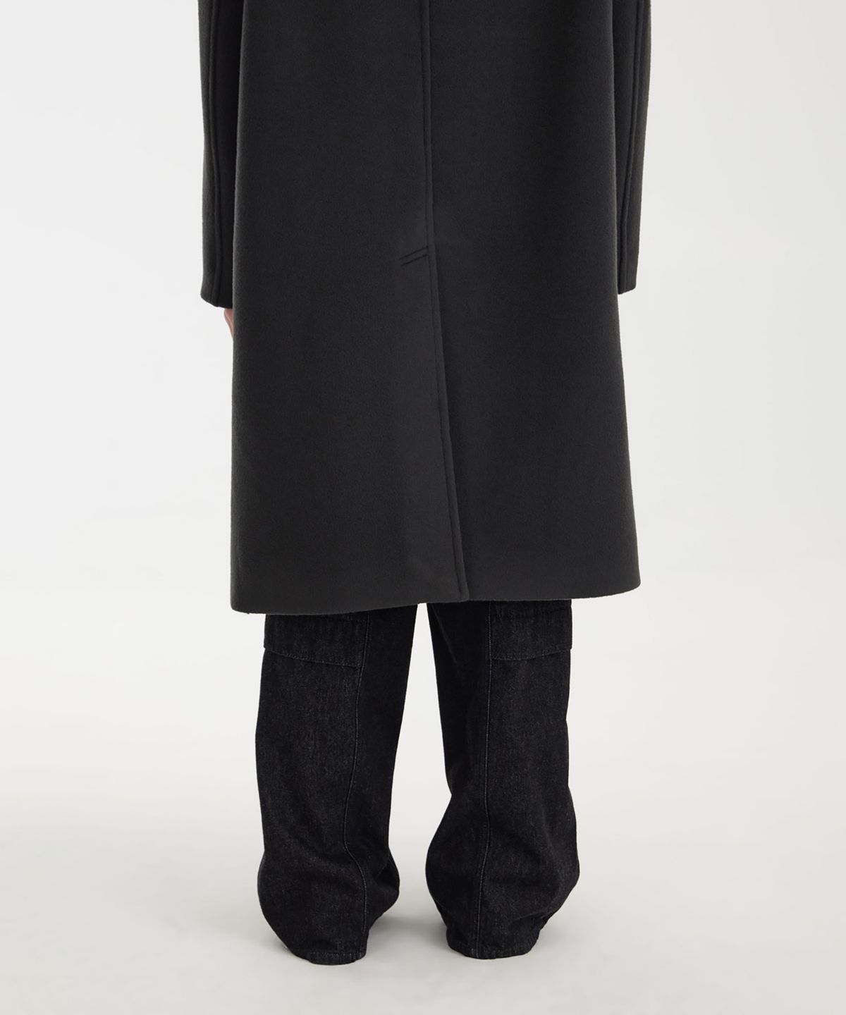 유스(YOUTH) Mac Coat - Charcoal Grey