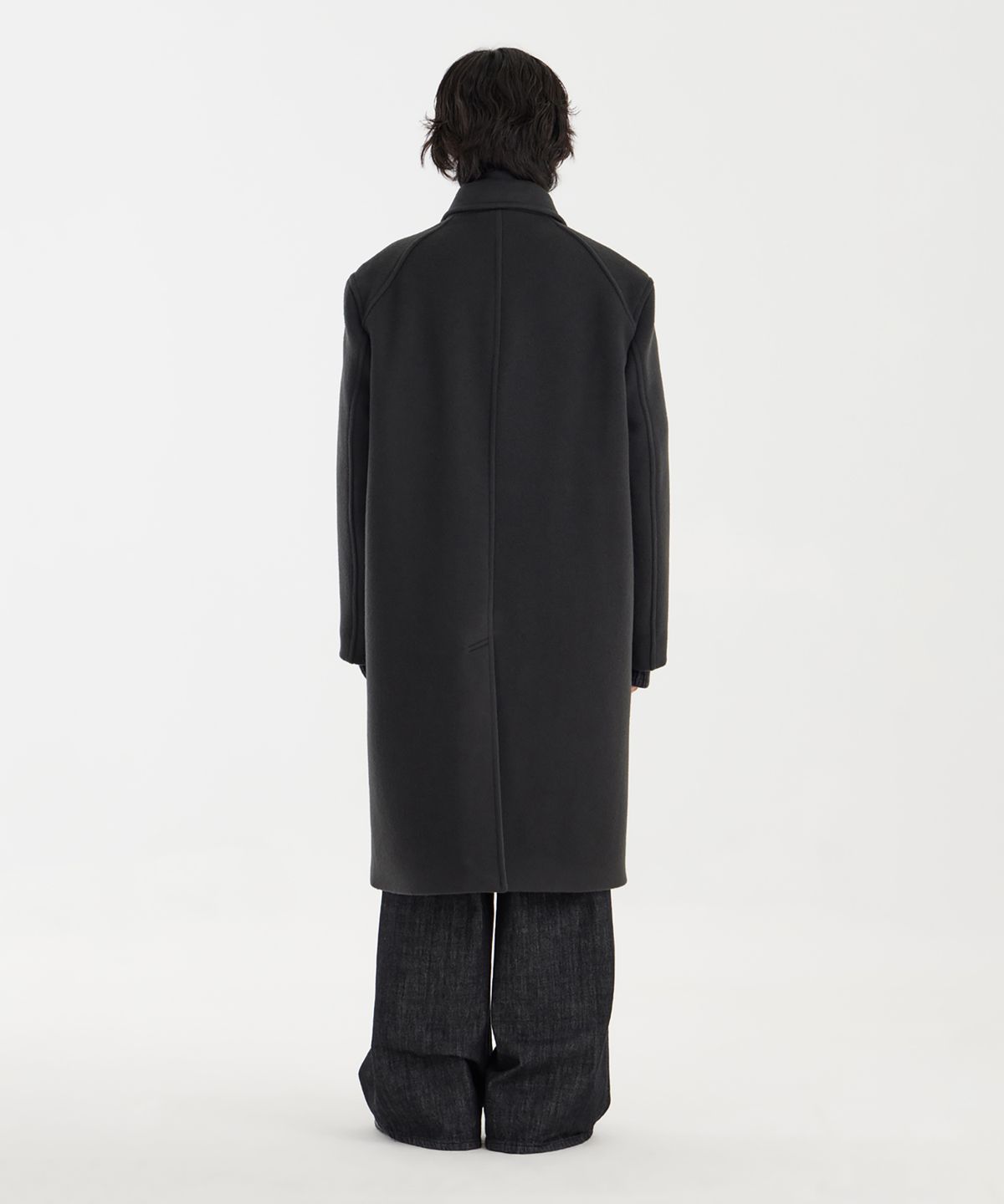 유스(YOUTH) Mac Coat - Charcoal Grey