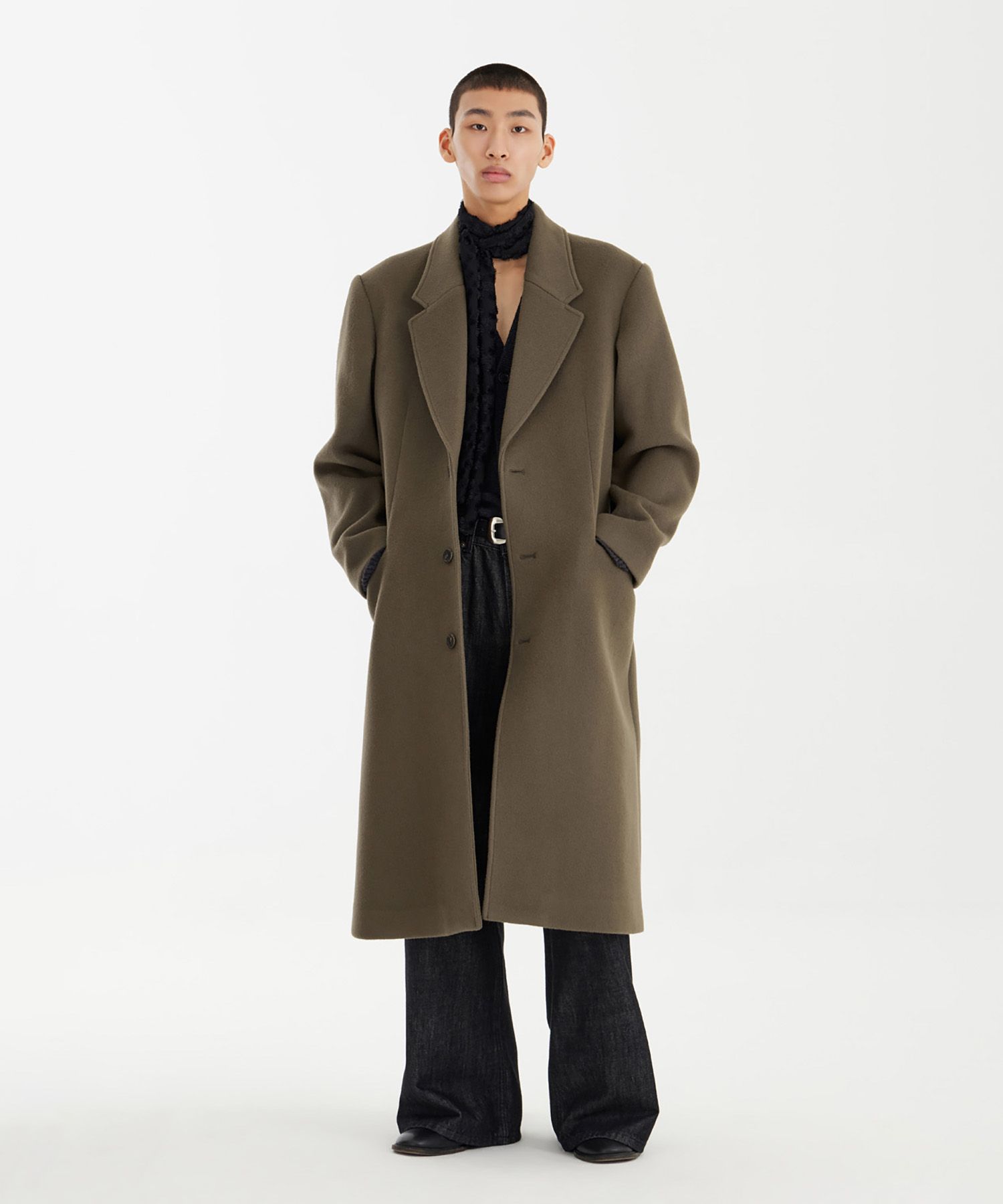 ok.soon chesterfield coat 試着のみ美品 ok.soon chesterfield coat 試着のみ美品