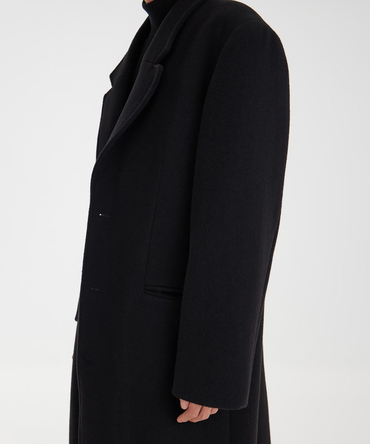 유스(YOUTH) Chesterfield Coat - Black