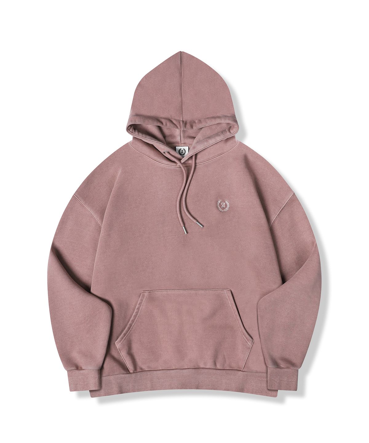 어반드레스(AVANDRESS) UNISEX LAUREL OVERSIZED HOODIE PIGMENT DEEP PINK