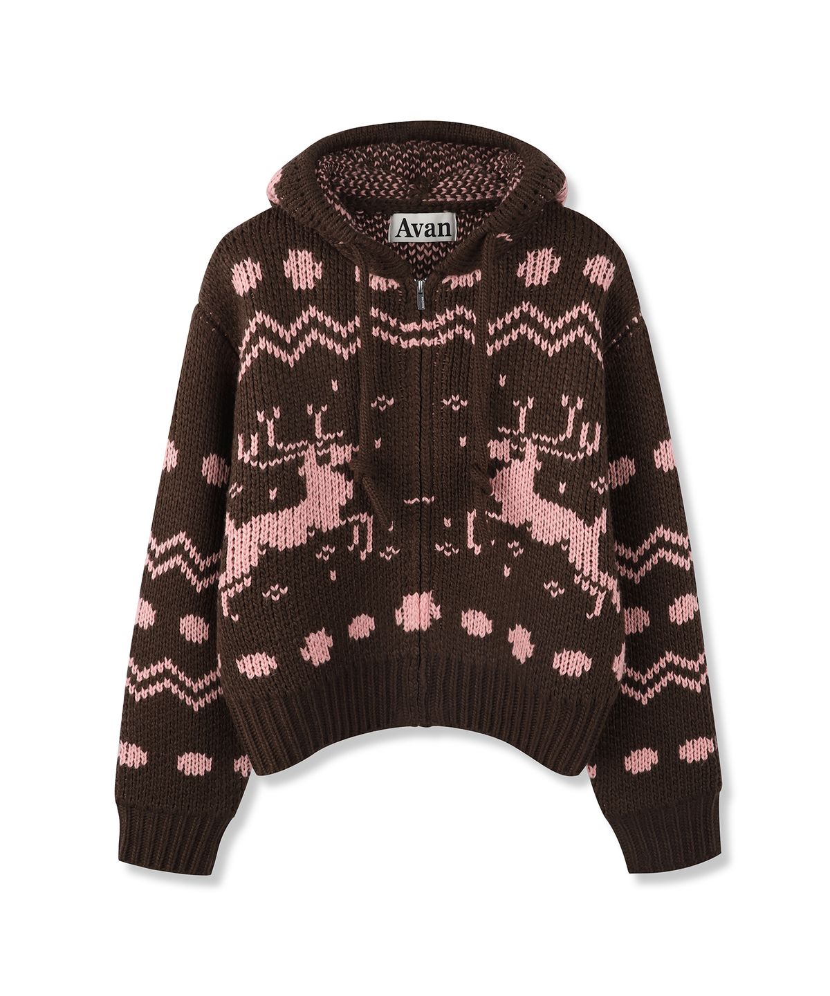 어반드레스(AVANDRESS) Swiss Nordic Hood Zip-up - 3COL