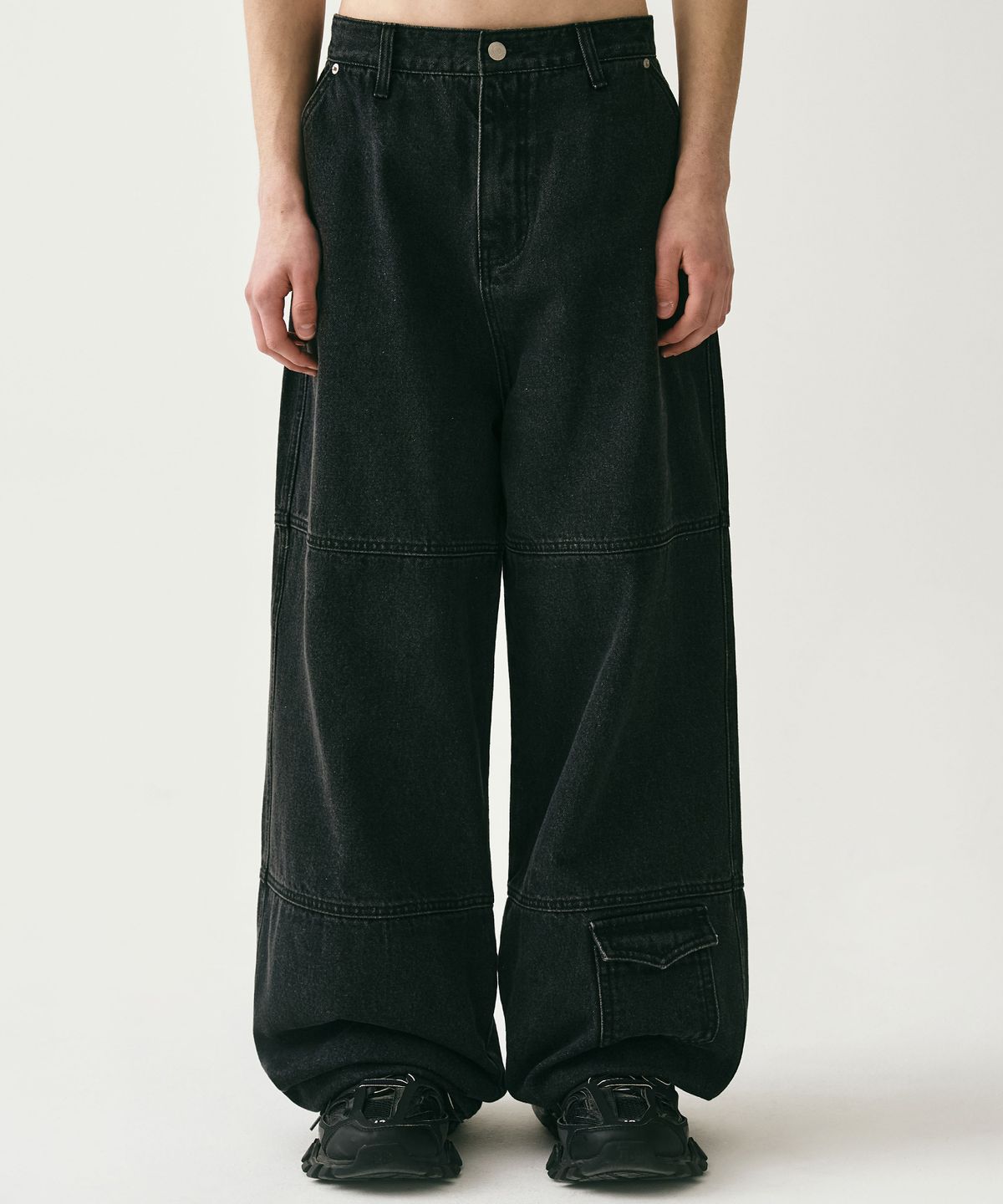 어반드레스(AVANDRESS) Stitch Pocket Denim Pants - 2COL