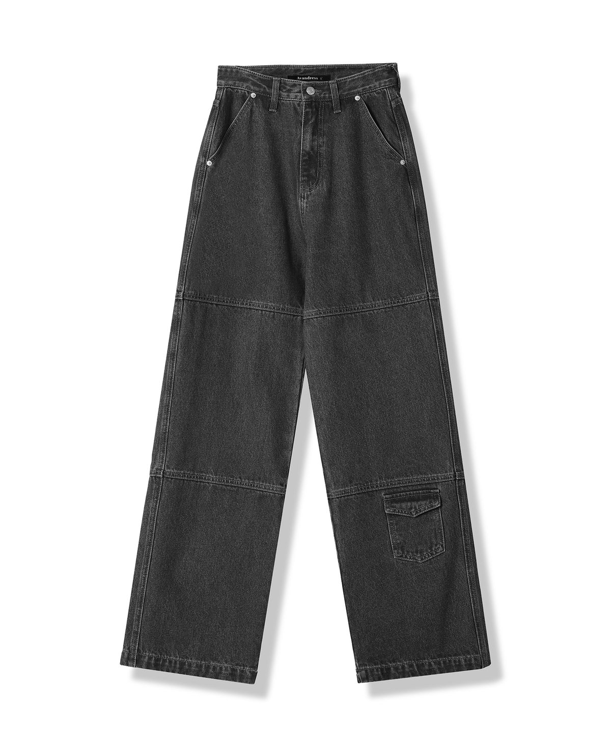 어반드레스(AVANDRESS) Stitch Pocket Denim Pants - 2COL