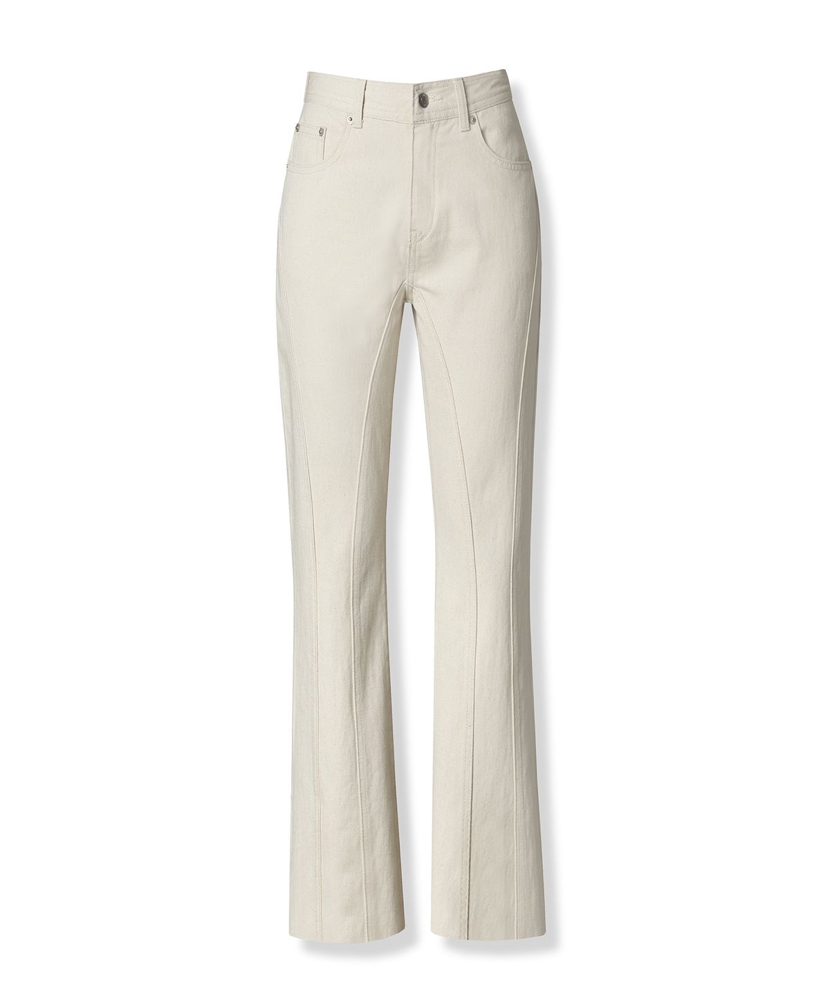 어반드레스(AVANDRESS) Thin Bootscut Pants DARK GREY