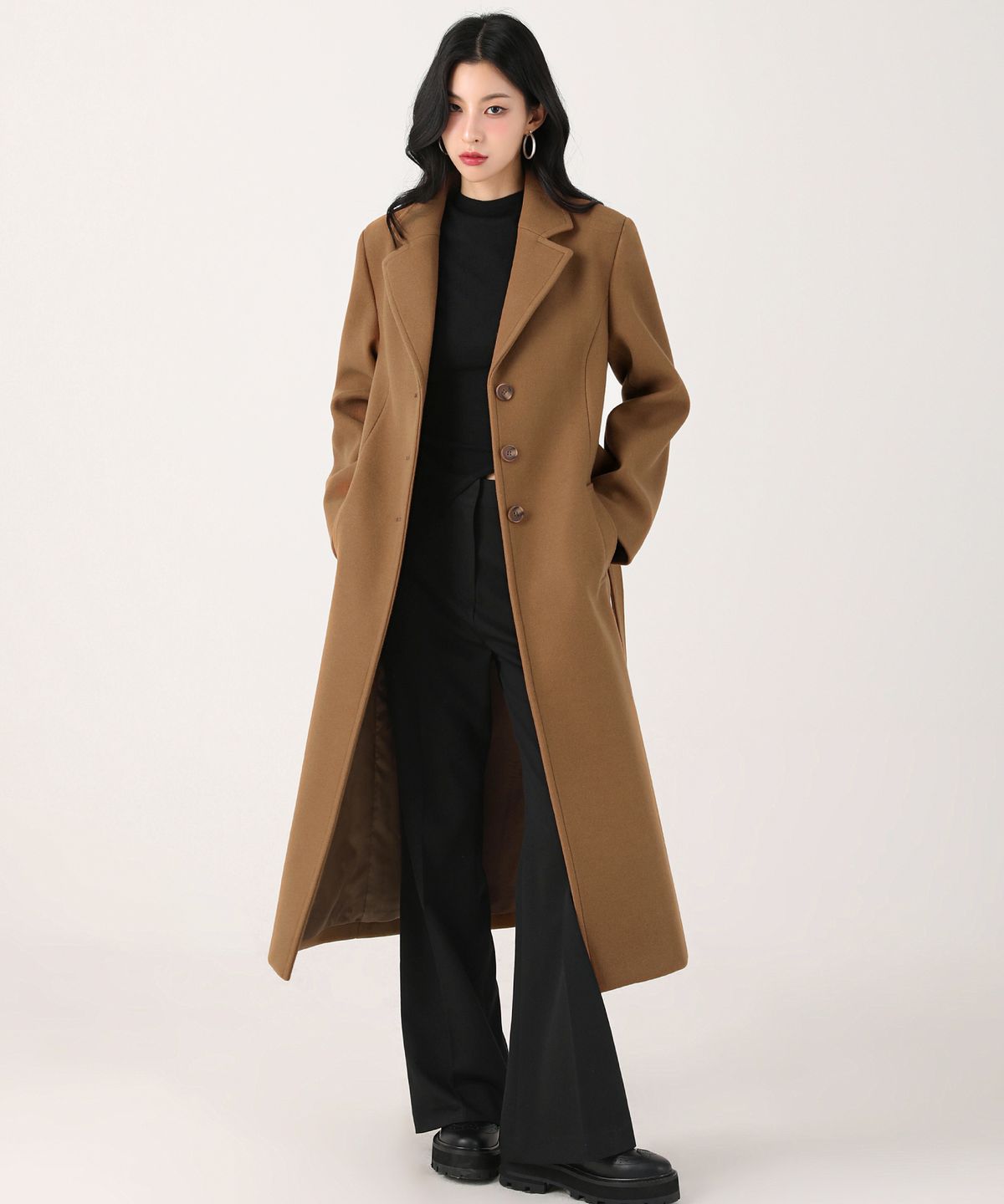 어반드레스(AVANDRESS) Amelia Classic Single Coat LIGHT BEIGE