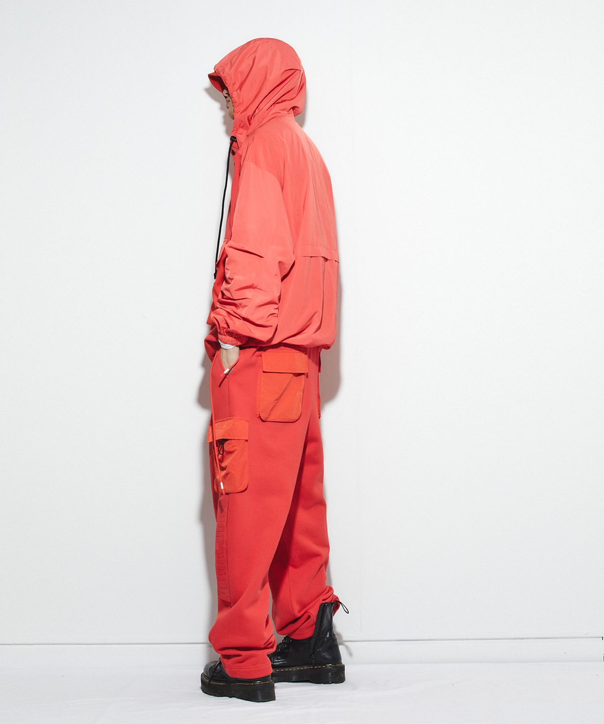 밀리밀리언(MILLIMILLION) SANDSTONE HYBRID HOODIE T19 -ORANGE