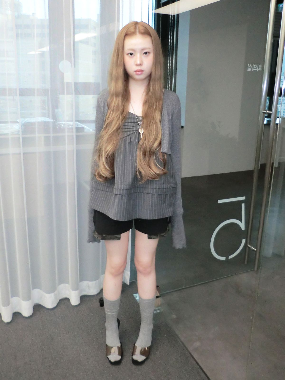 헤티(HETIT) 엘렌 가디건 (그레이)